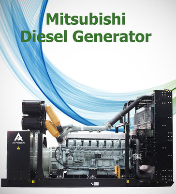 Japan Mitsubishi Power Generator 1800kw S16R2-PTAW Diesel Generator 2250kva